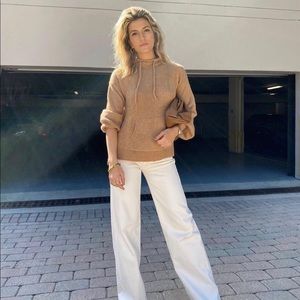 Who What Wear Brown Sweater Hoodie